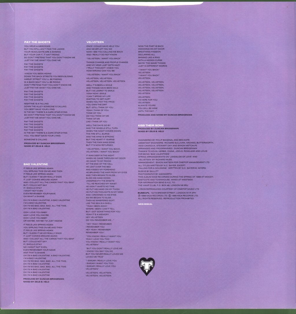 Transvision Vamp - Velveteen - Lp