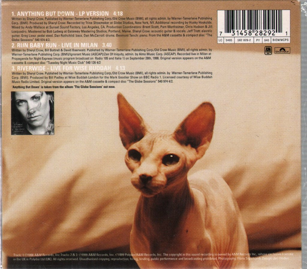 Sheryl Crow - Anything But Down - Cd