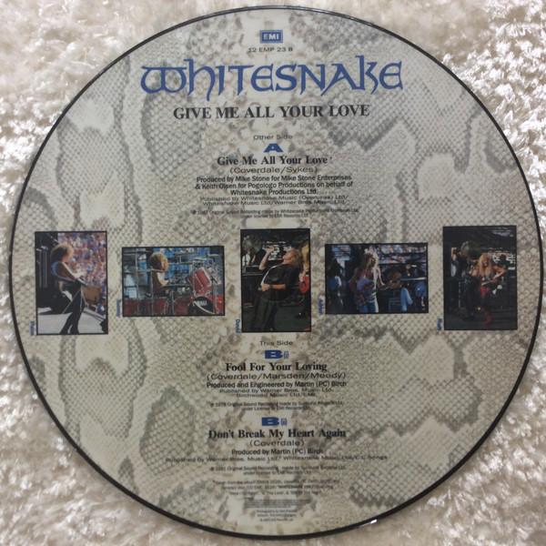 Whitesnake - Give Me All Your Love (12" Double Poster Edition) - 12 Inch