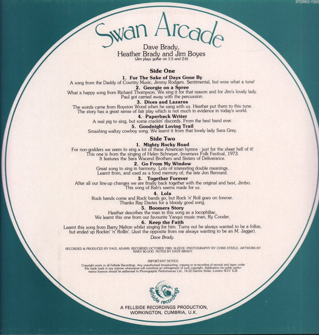 Swan Arcade - Together Again - Lp