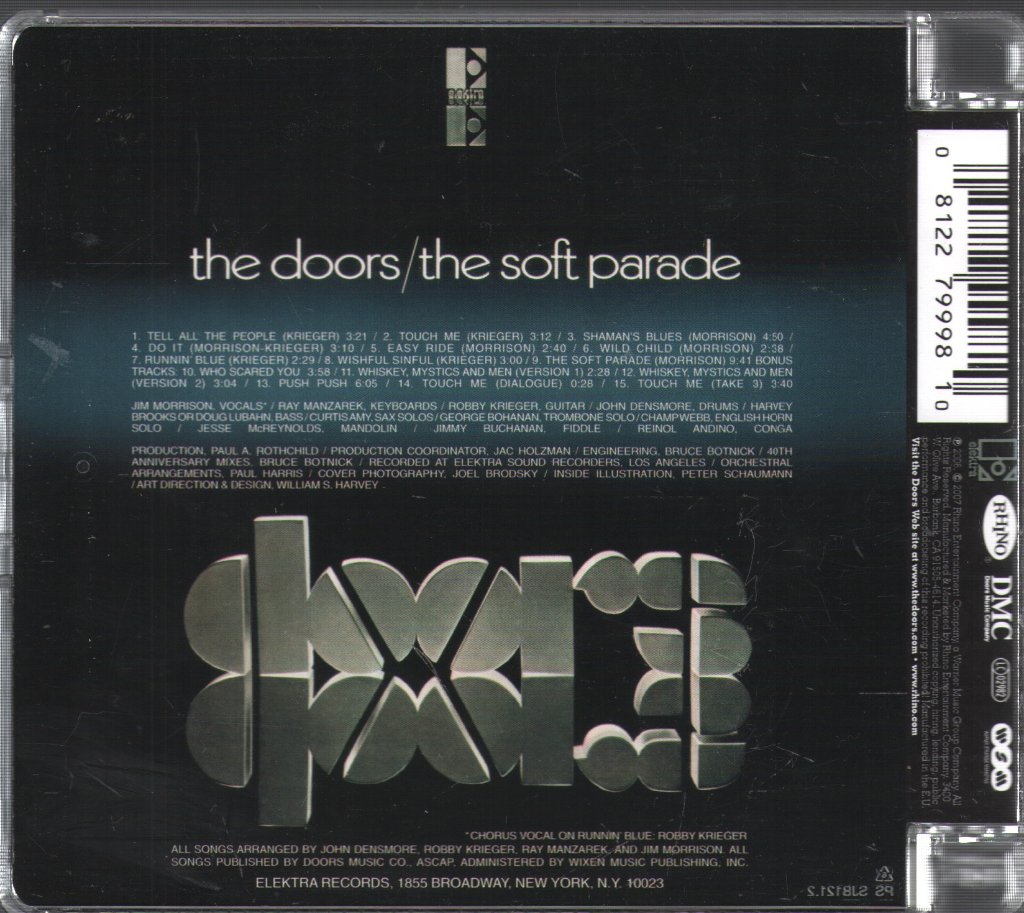 Doors - Soft Parade - Cd
