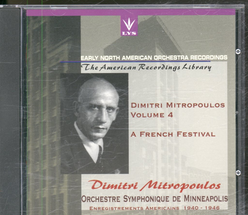Orchestre Symphonique De Minneapolis, Dimitri Mitropoulis - Volume 4 a French Festival - Cd