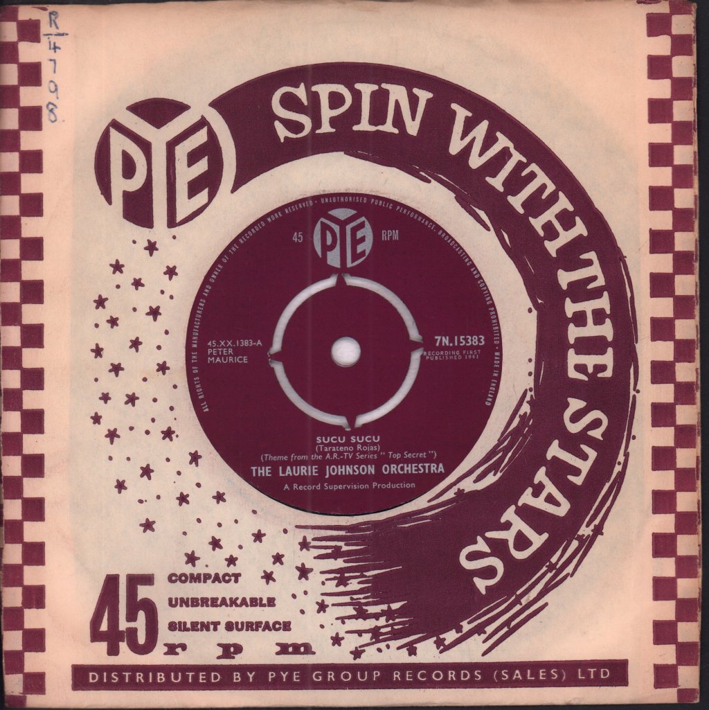Laurie Johnson Orchestra - Sucu Sucu - 7 Inch