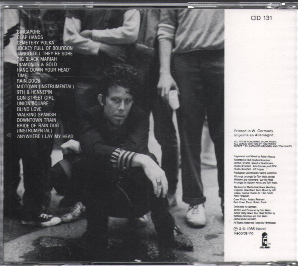Tom Waits - Rain Dogs - Cd