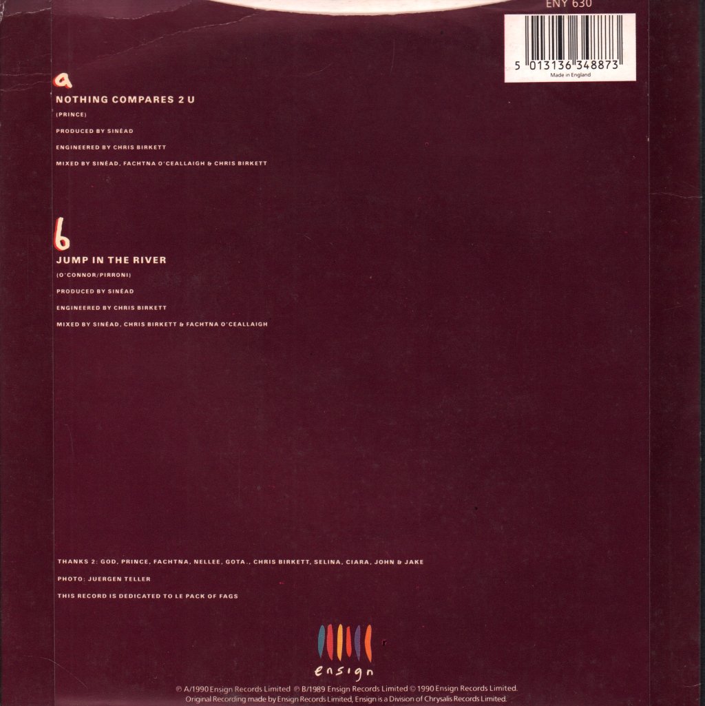 Sinead O'Connor - Nothing Compares 2 U - 7 Inch