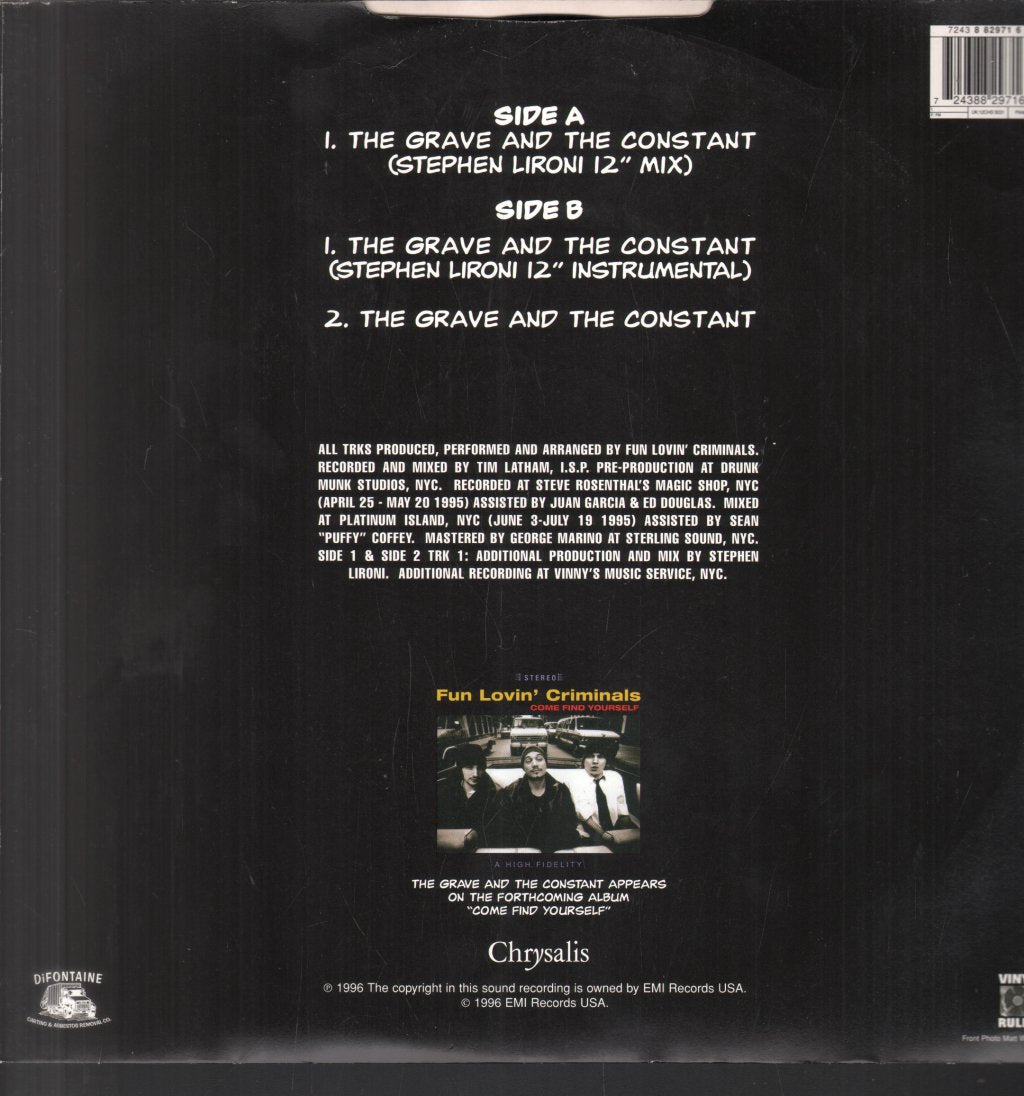 Fun Lovin' Criminals - Grave And The Constant - 12 Inch