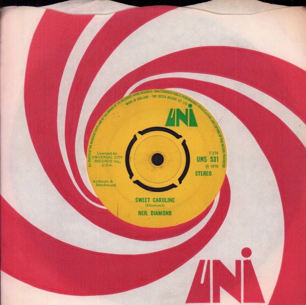 Neil Diamond - Sweet Caroline - 7 Inch