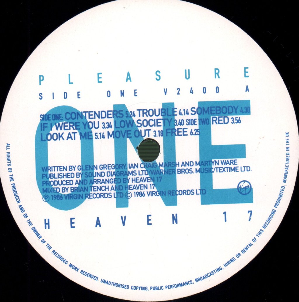 Heaven 17 - Pleasure One - Lp