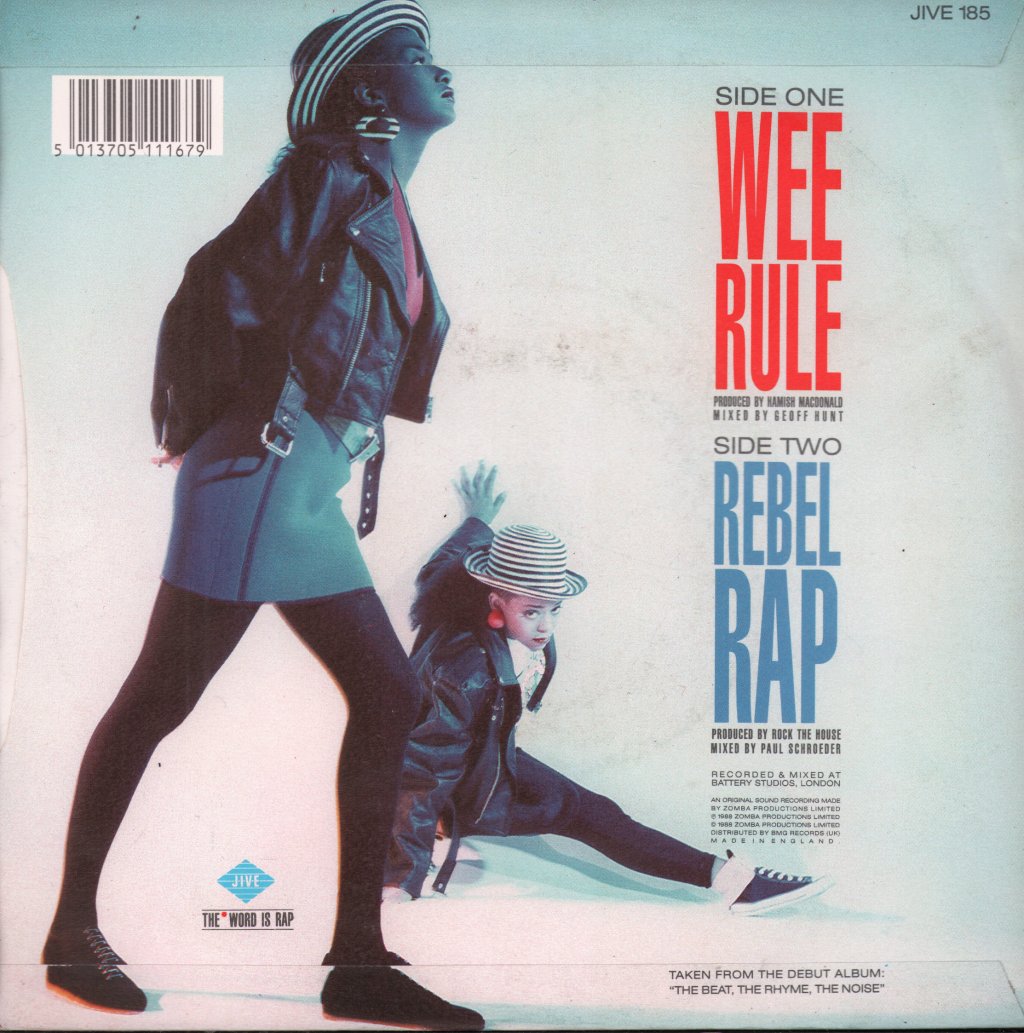 Wee Papa Girl Rappers - Wee Rule - 7 Inch