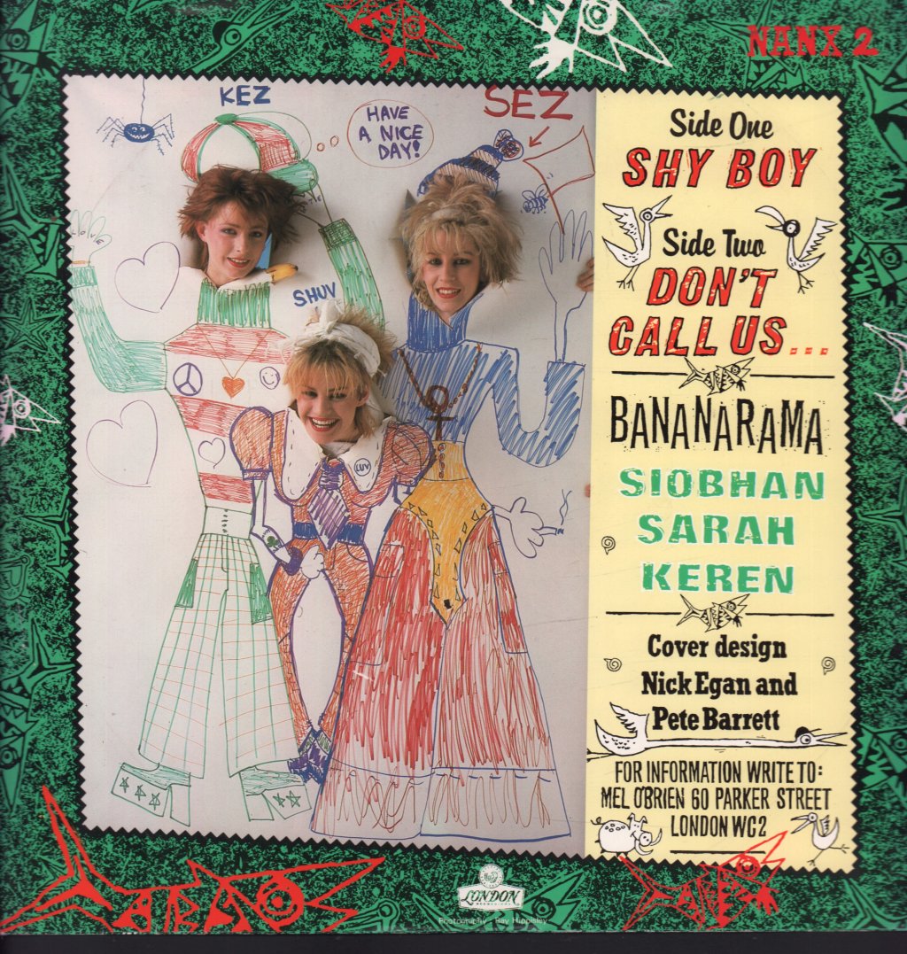 Bananarama - Shy Boy - 12 Inch