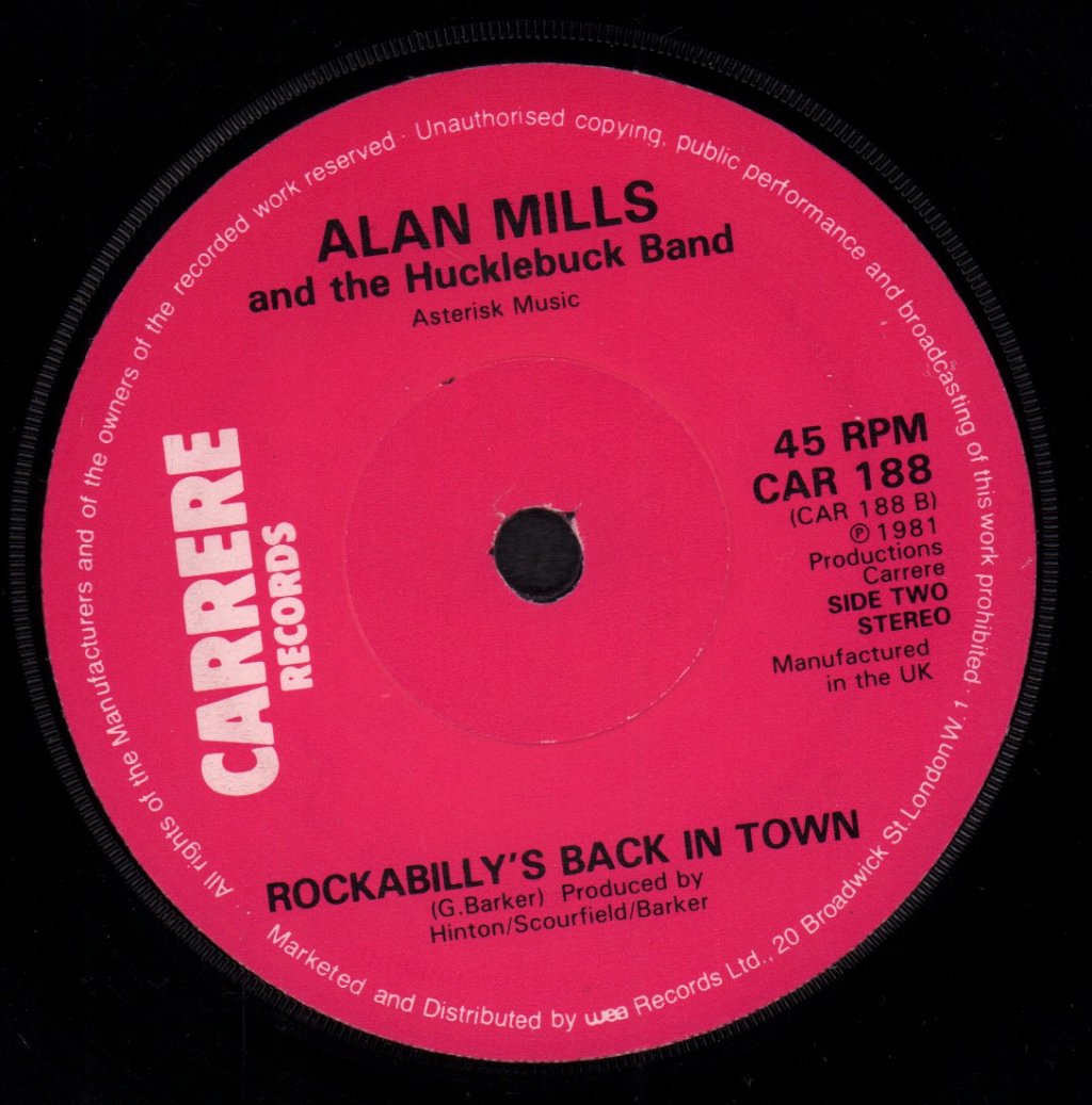 Alan Mills And The Hucklebuck Band - Hucklebuck Shoes - 7 Inch