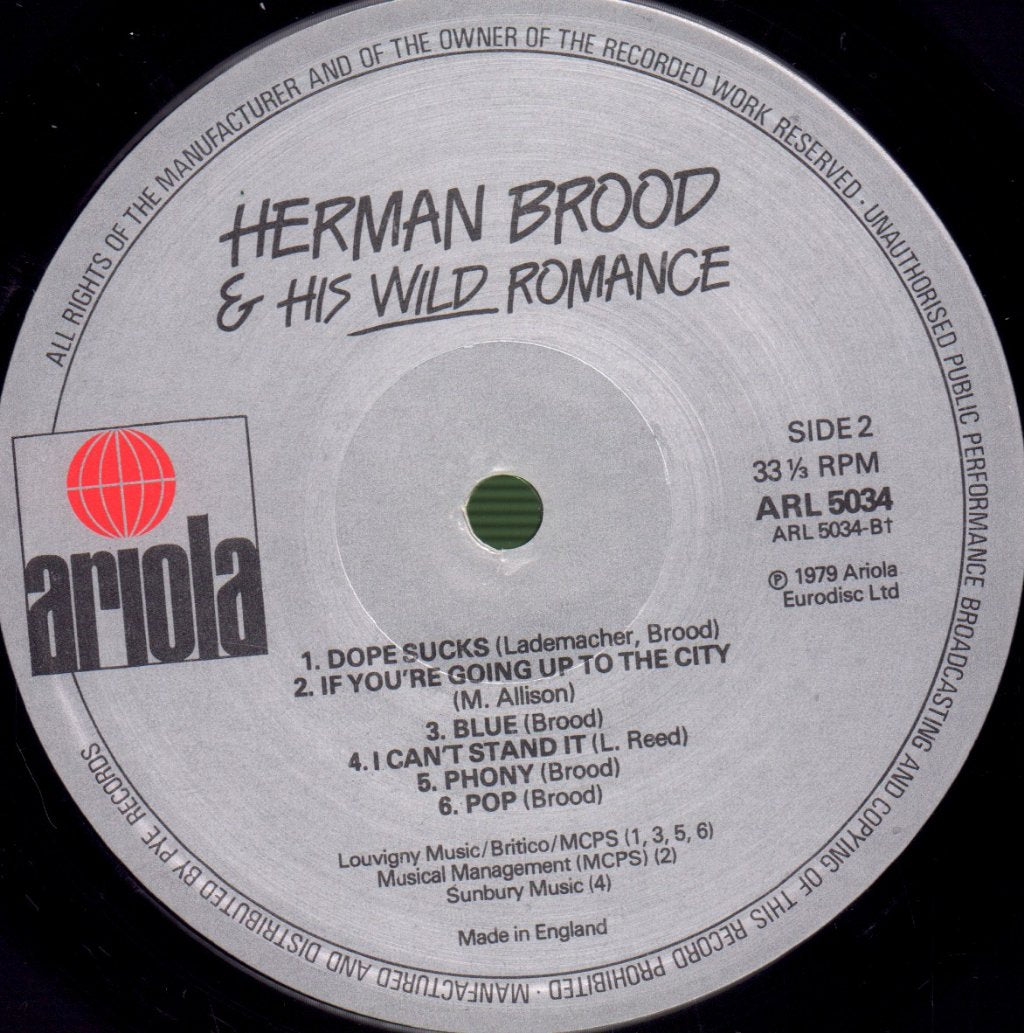 Herman Brood And His Wild Romance - Herman Brood And His Wild Romance - Double Lp