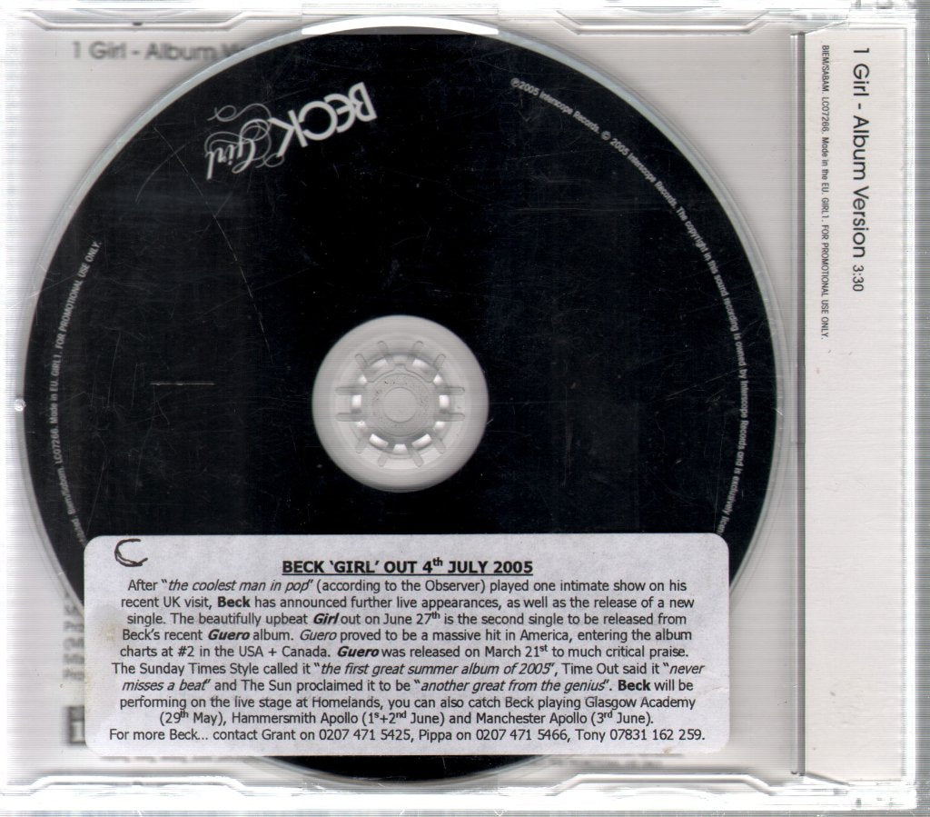 Beck - Girl - Cd