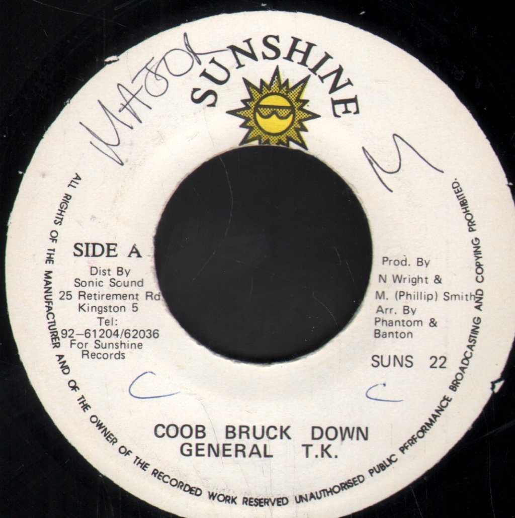 General T.K. - Coob Bruck Down - 7 Inch