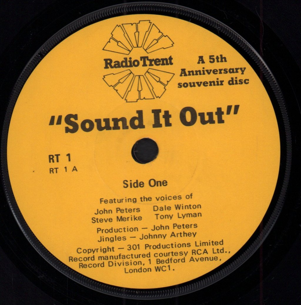 Radio Trent Sound It Out - A 5Th Anniversary Souvenir Disc - 7 Inch