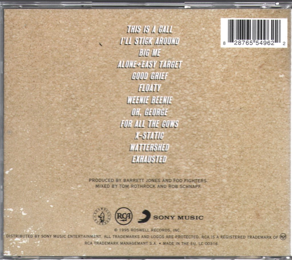 Foo Fighters - Foo Fighters - Cd