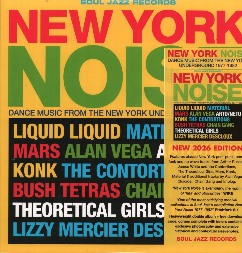 Various Artists - New York Noise: Dance Music From the New York Underground 1978-82 - Double Lp