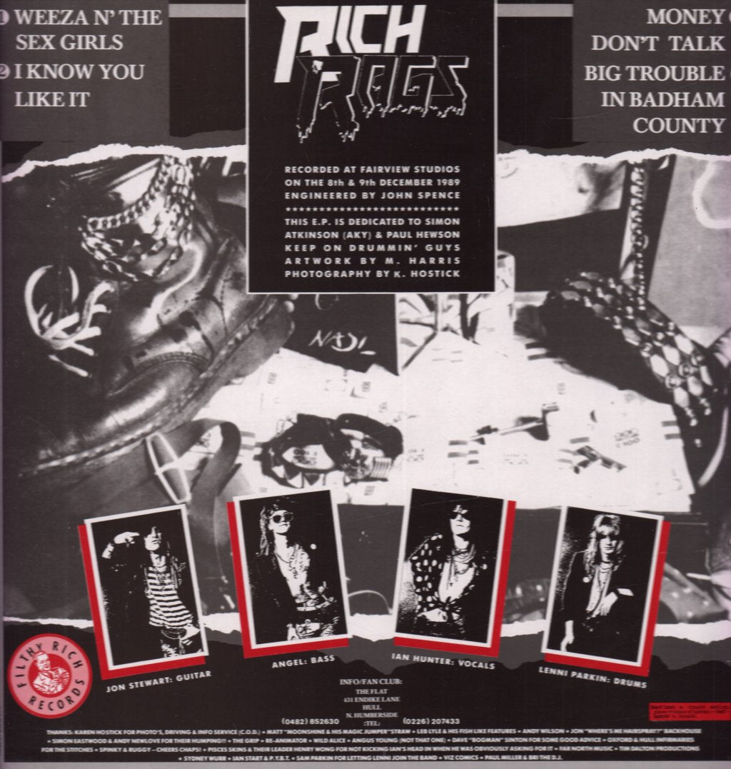 Rich Rags - Bedlam - 12 Inch