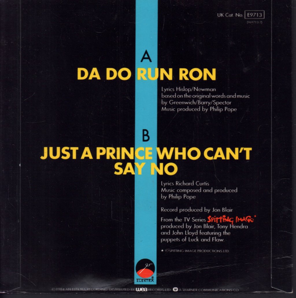 Spitting Image - Da Do Run Ron - 7 Inch