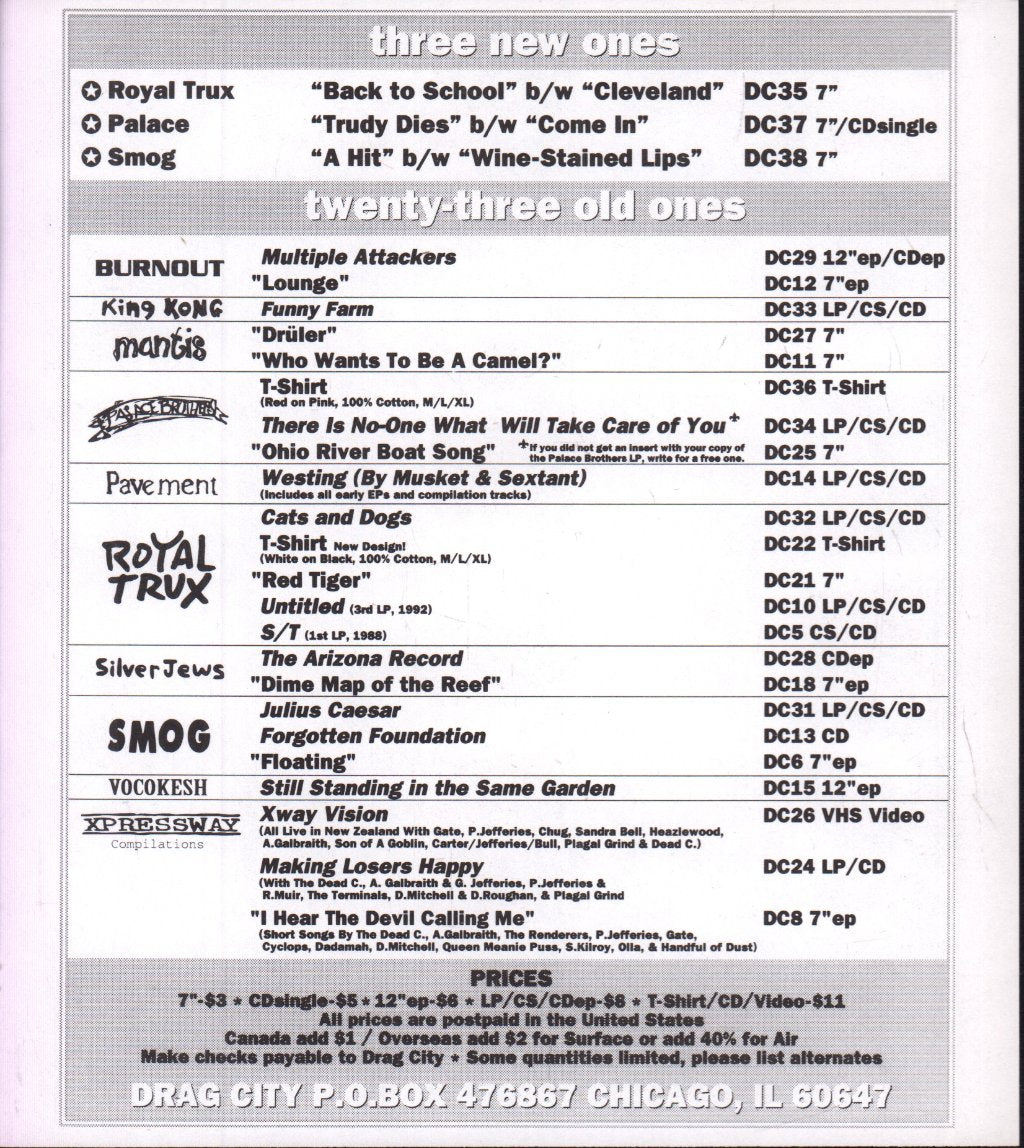 Royal Trux - Back To School / Cleveland - 7 Inch