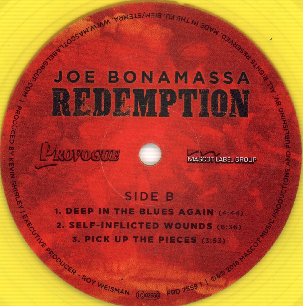 Joe Bonamassa - Redemption - Double Lp