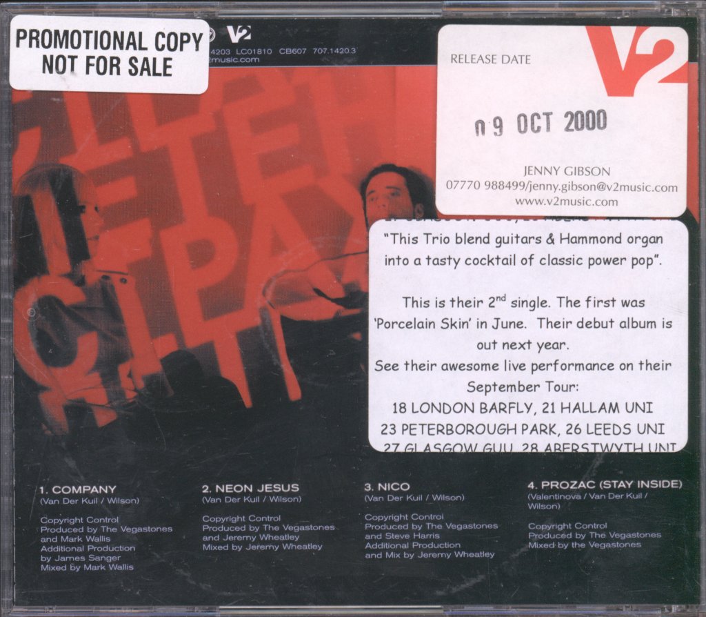 Vegastones - Easy Listening Does My Head In - Cd