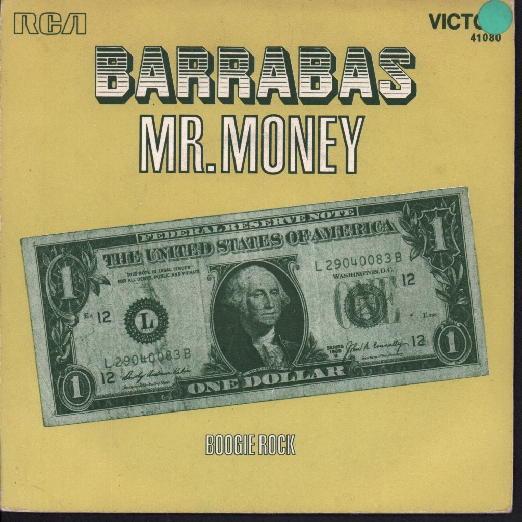 Barrabas - Mr Money - 7 Inch