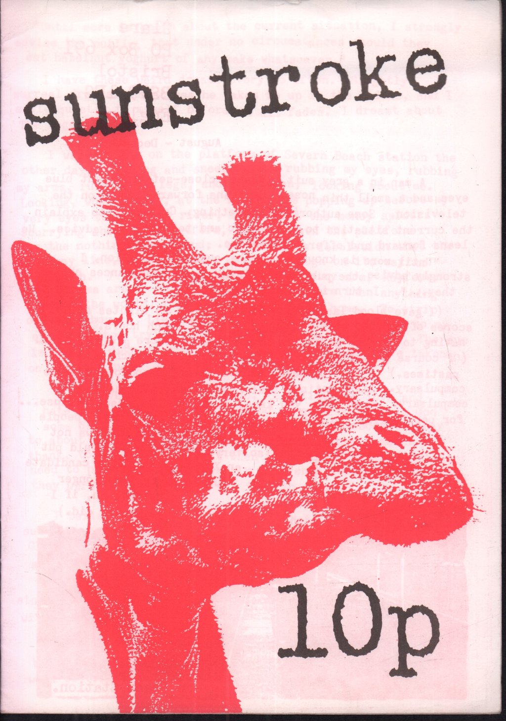 Various Artists - sunstroke 10p fanzine - Fanzine