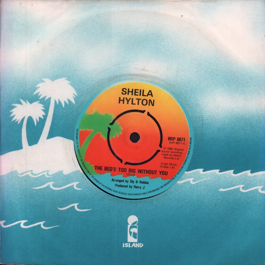 Sheila Hylton - Bed's Too Big Without You - 7 Inch