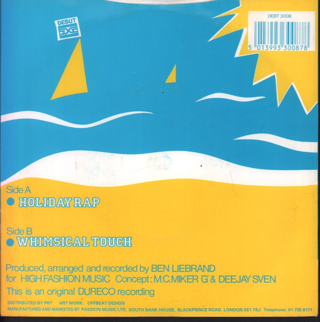 M.c.miker G And Deejay Sven - Holiday Rap - 7 Inch