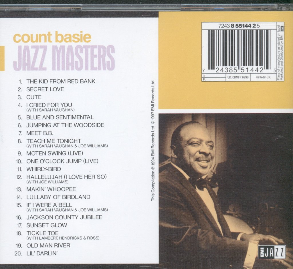 Count Basie - Jazz Masters - Cd