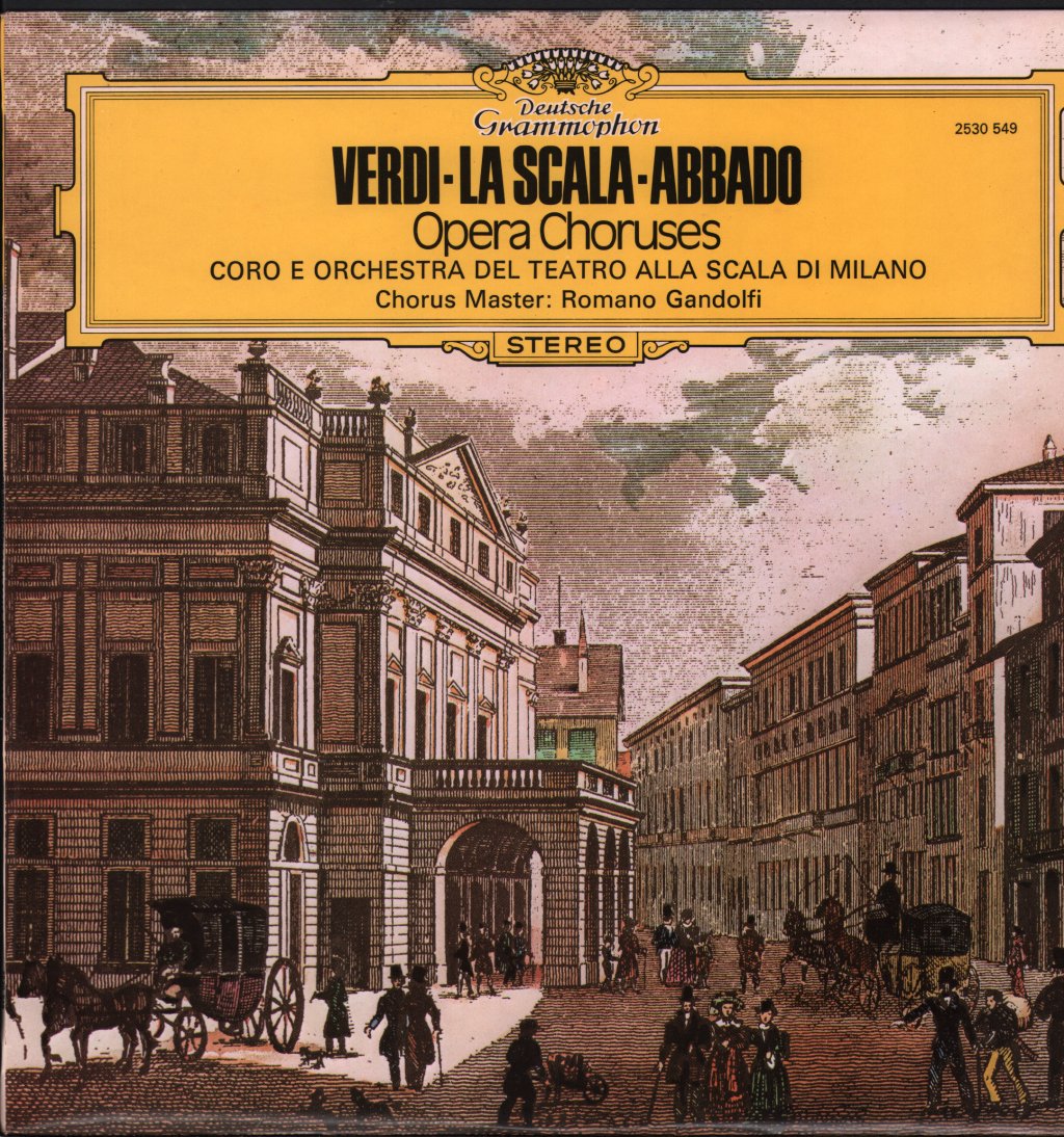 Claudio Abbado / Chorus and Orchestra of La Scala, Milan - Verdi - Opera Choruses - Lp