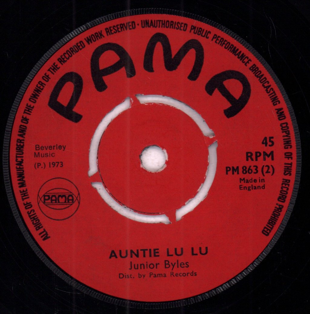Lloyd Terrell/Junior Byles - Big Eight/Auntie Lu Lu - 7 Inch