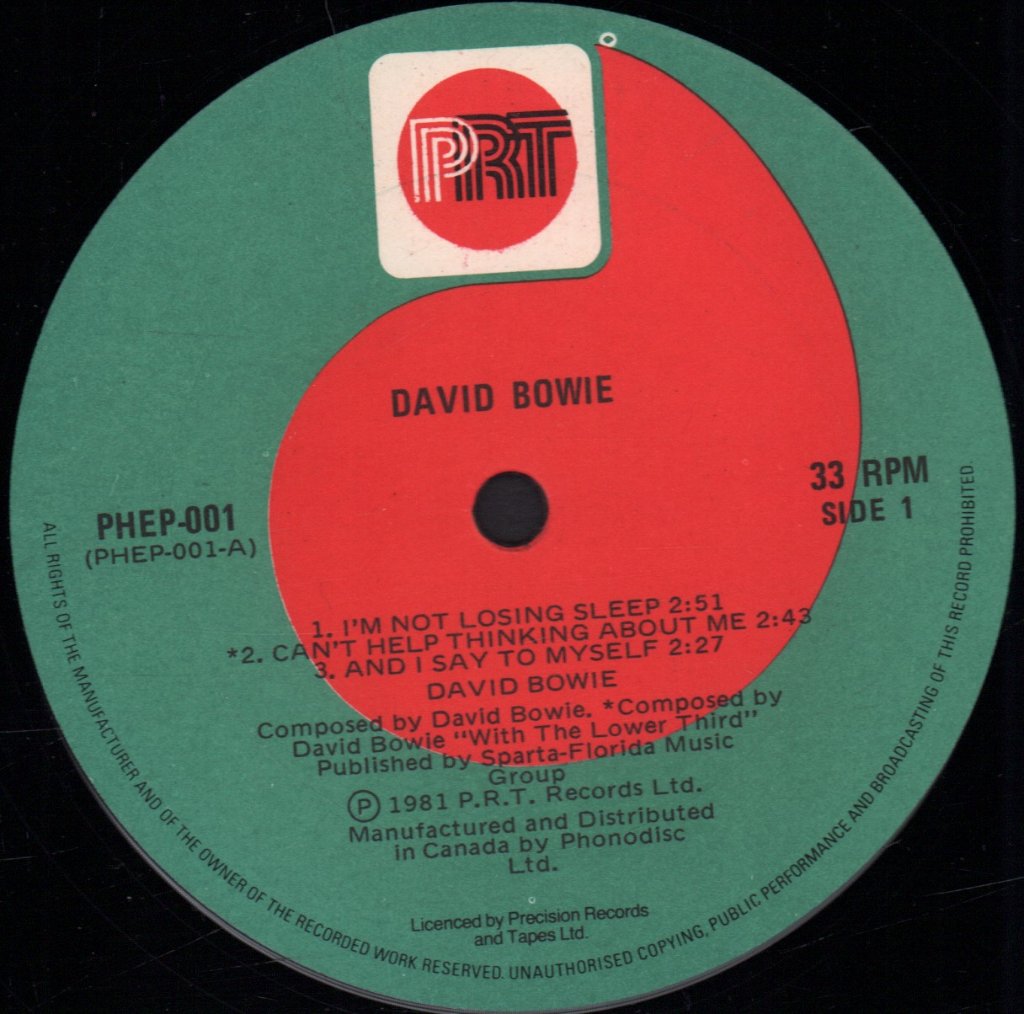 David Bowie - I'm Not Losing Sleep - Lp