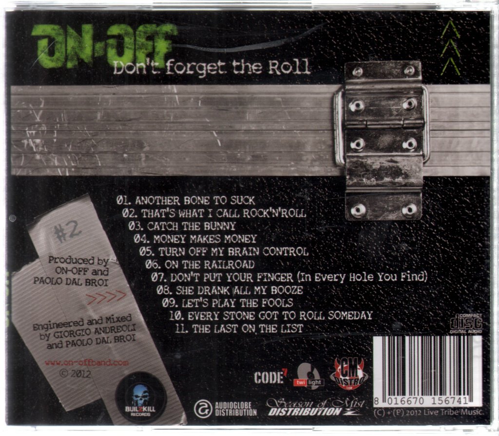 On Off - Don't Forget The Roll - Cd