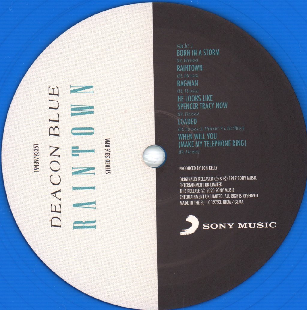 Deacon Blue - Raintown (National Album Day 2020) - Lp