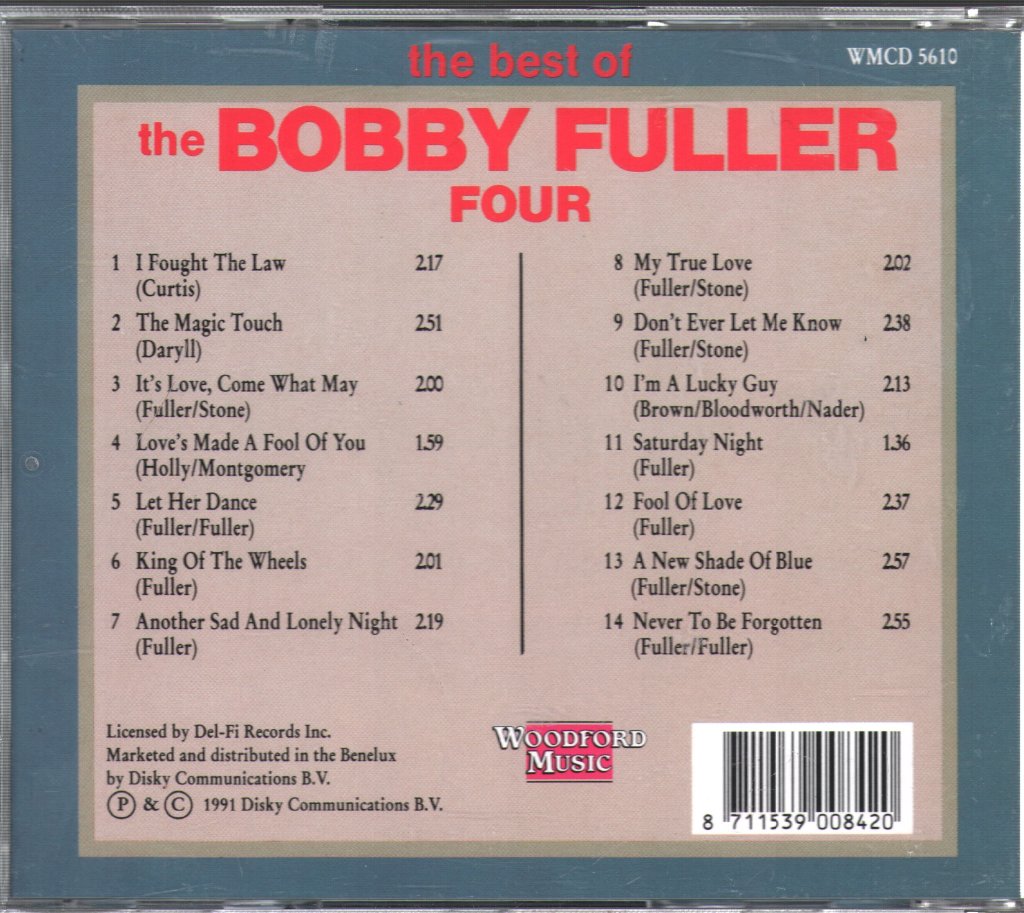 Bobby Fuller Four - Best Of - Cd