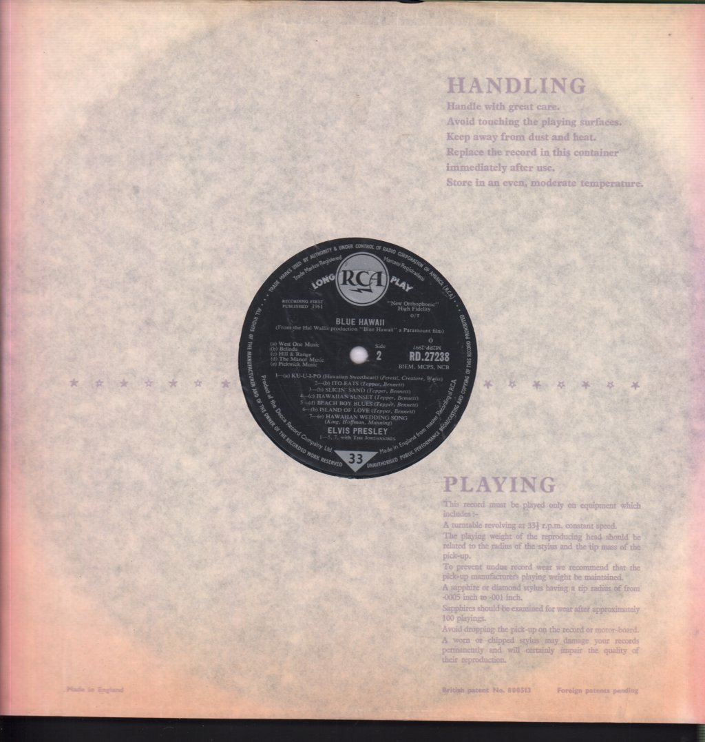 Elvis Presley - Blue Hawaii - Lp