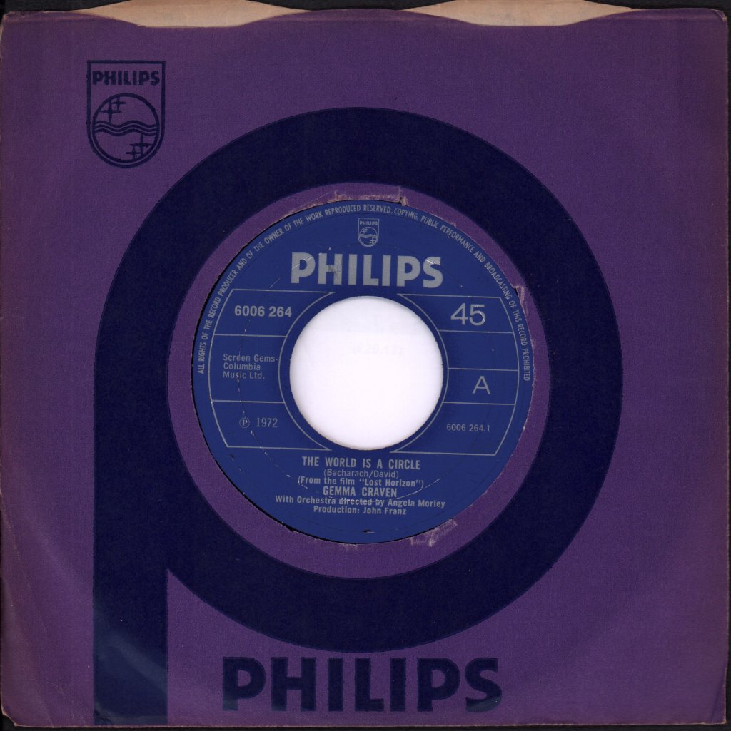 Gemma Craven - World Is A Circle - 7 Inch