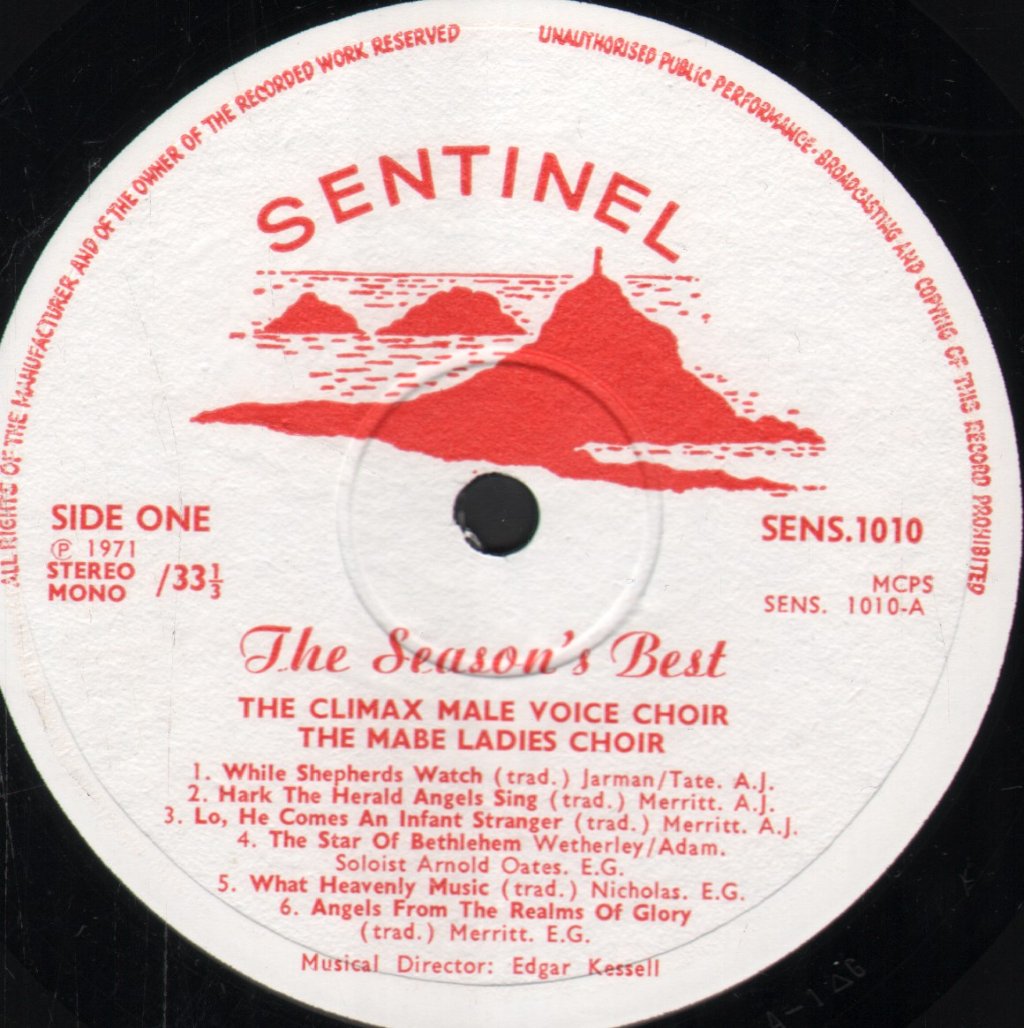 Climax Male Voice Choir / Mabe Ladies Choir - Season's Best - Lp