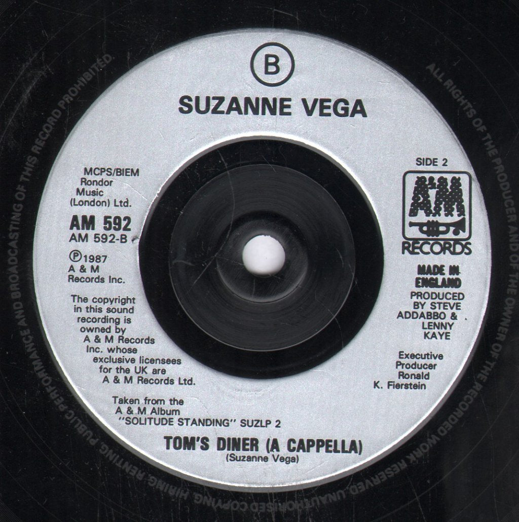 Dna Featuring Suzanne Vega - Tom's Diner - 7 Inch