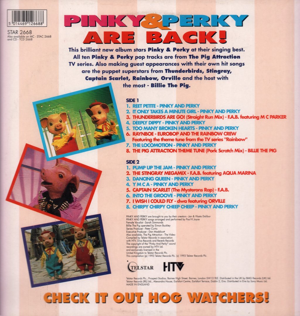 Pinky And Perky (Childrens) - Pig Attraction - Lp