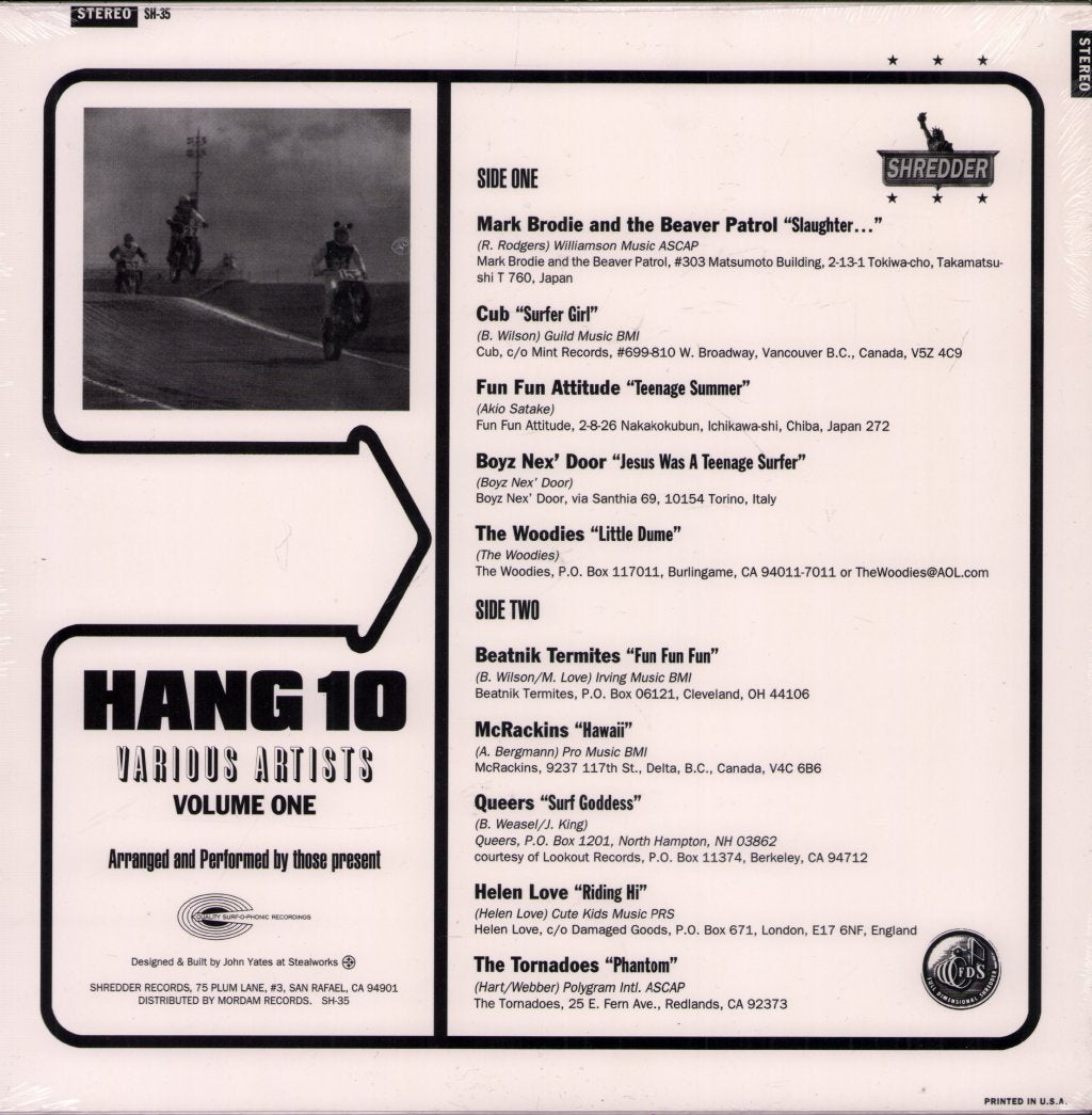 Various Artists - Hang 10: Volume One - 10 Inch