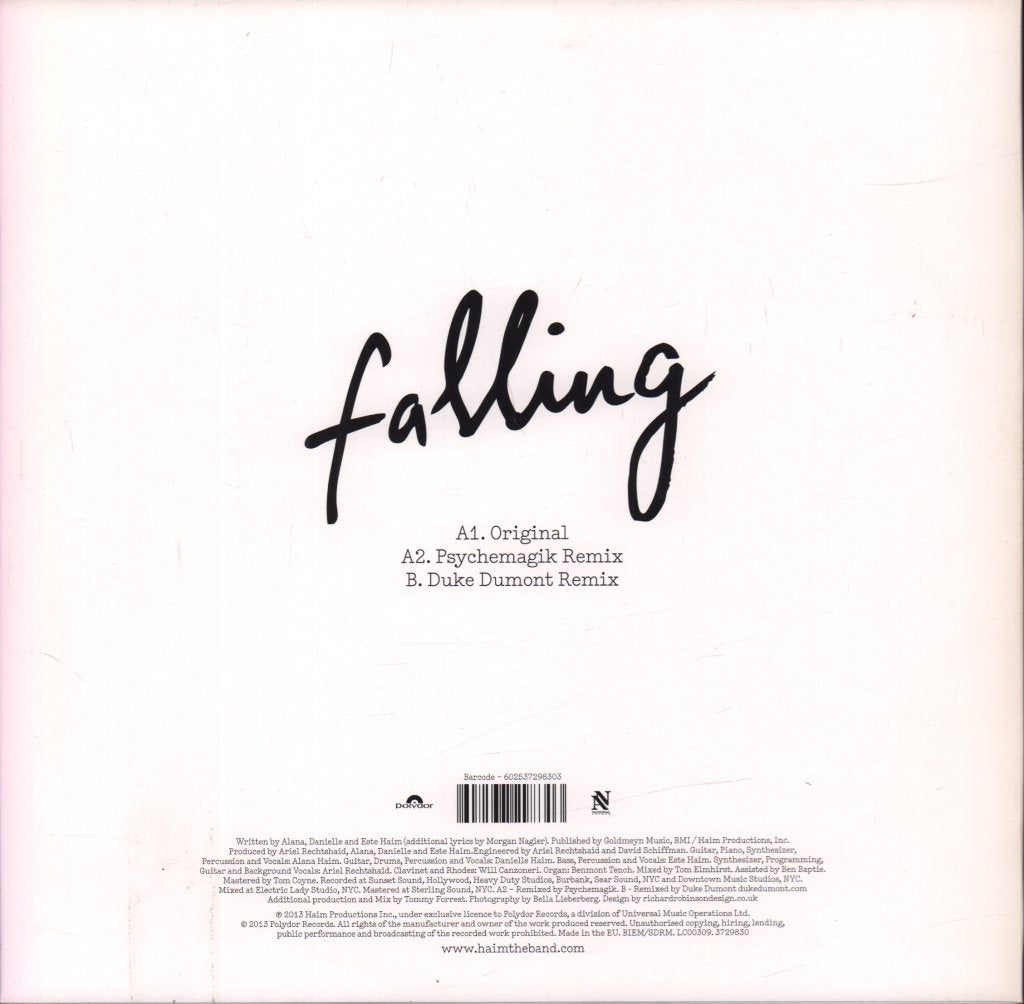 Haim - Falling - 10 Inch