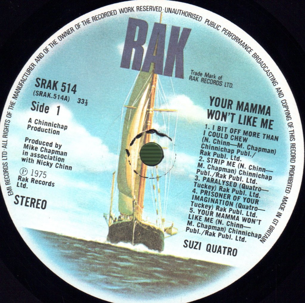 Suzi Quatro - Your Mamma Won't Like Me - Lp