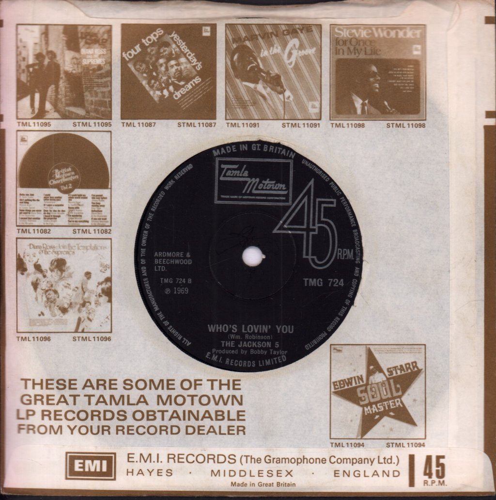 Jackson 5 - I Want You Back - 7 Inch
