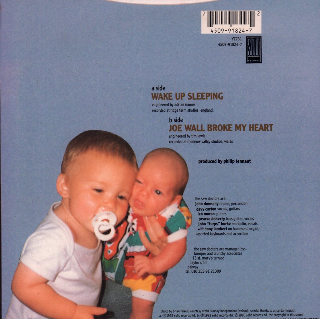 Saw Doctors - Wake Up Sleeping - 7 Inch