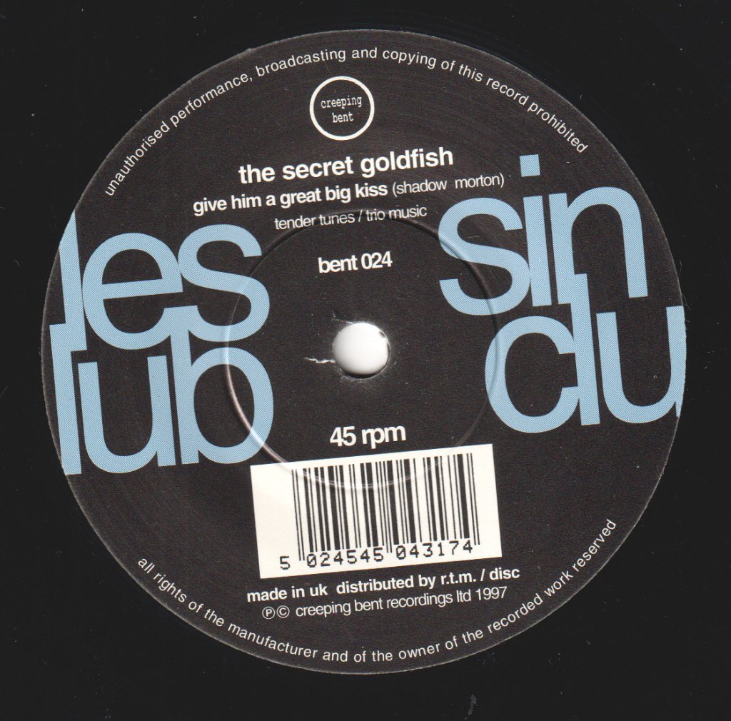 Secret Goldfish / Policecat - Singles Club #2: Give Him A Great Big Kiss / Automobile - 7 Inch