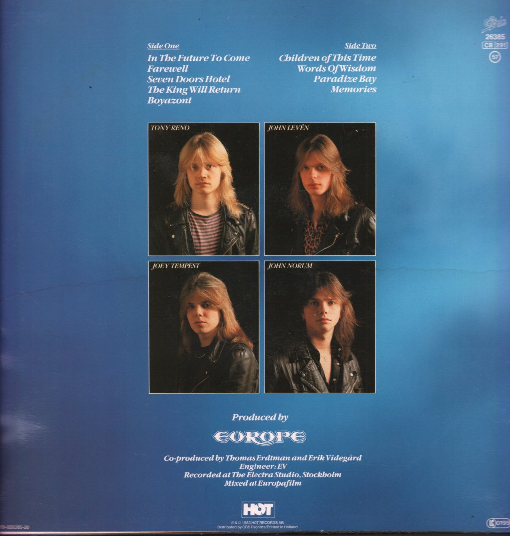 Europe - Europe - Lp