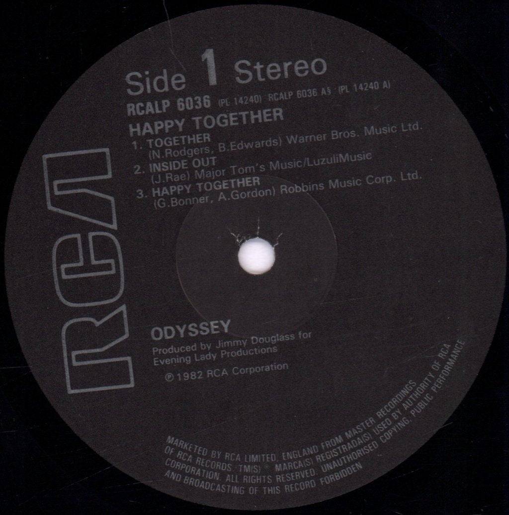 Odyssey (Disco Group) - Happy Together - Lp